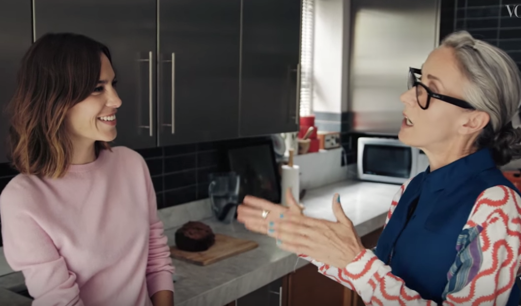 Alexa and I in my kitchen